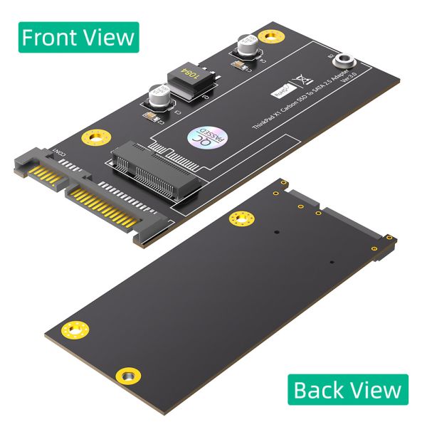 20+6 Pin SSD to SATA 2.5" Adapter Card Converter For Lenovo Thinkpad X1 Carbon SSD dimension is 70 x 21mm,