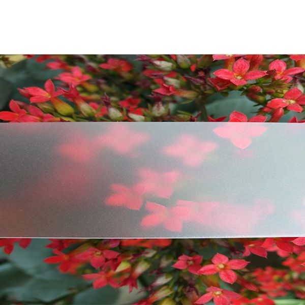 Custom White Milk Mall Sun Polycarbonate Frosted Sheet , PC Embossed Sheets
