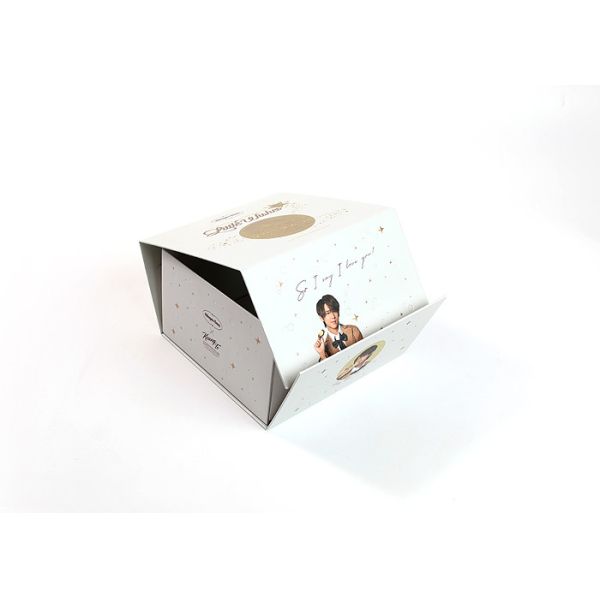 Luxury Paper Magnetic Foldable Packaging Box Sustainable For Ice Cream
