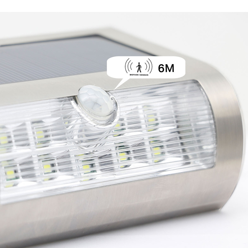 Solar Motion Sensor Outdoor Wall Mounted Solar Lights in Garden