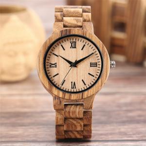 China Personalized Genuine Leather Wooden Quartz Watch Winder Wood With Engraved Logo on sale