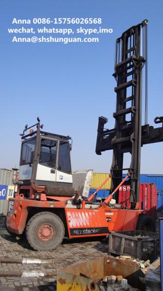 Cheap Euro 3 Used Empty Container Handler Original Container Reach Stacker for sale
