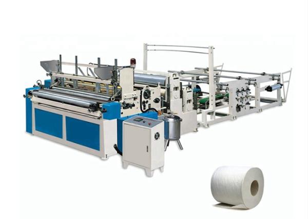 Cheap 200m/Min Embossing Toilet Paper Rewinding Machine For Small Roll for sale