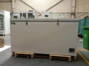 China 485L Large Capacity Deep Chest Vaccine Storage Freezer With Foaming Door on sale