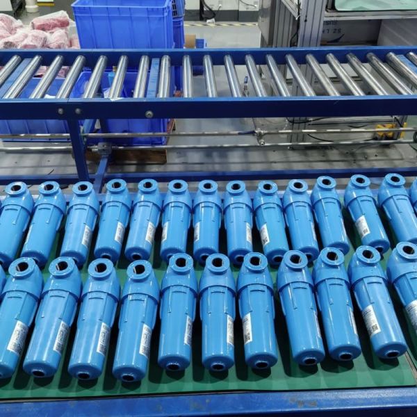 Cartridge Filter Compressed Air Filter with 0.25 Bar Pressure Loss and Fiberglass Medium Material