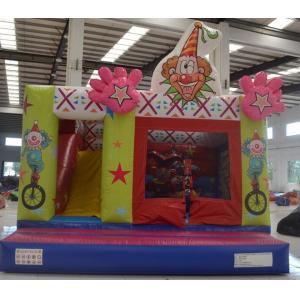 China Kids Clown Inflatable Bouncy Castle Jumping Combo Park Water Proof on sale