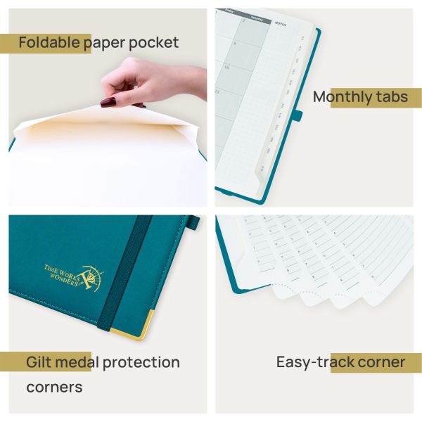 100GSM Ivory Paper Weekly Study Planner Customize Layout Design