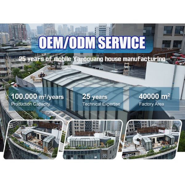 Multifunctional Polycarbonate Pool Cover Retractable Folding Pool Enclosure for Outdoor Running Pool for Villas Hotels Flat Roof