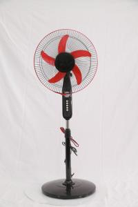China 90° Oscillation Solar DC Table Fan , Solar Pedestal Fan Metal Grill on sale
