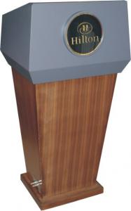 Best Podiums Hotel Display Stand Conference Wooden Lecture Stand MDF board wholesale