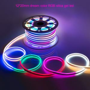 China 12*20mm dream Color LED Neon Flex Strip Programmable LED Neon Lights on sale