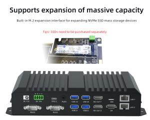 8K Android 12 RK3588 8 Core 6T AIoT Edge Computing Device RS232 RS485 Media Player Box
