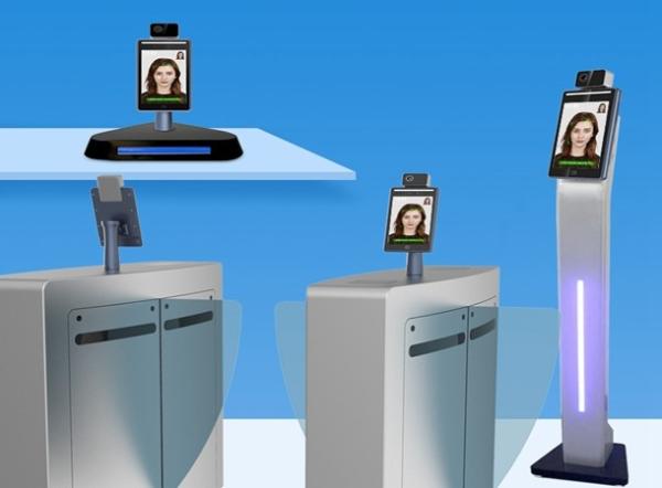 Cheap WiFi Non Contact Face Thermal Scanner / Face Recognition Temperature Measurement System for sale
