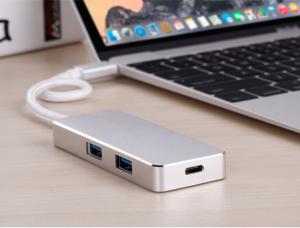 China Lenovo USB-C HUB SD/TF Card USB 3.1 Type C HUB To 4K  High Speed Type-C Universal Docking Station on sale