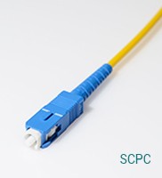 Duplex SC UPC multimode Fiber Patch Cord Yellow Color 90 Degree Angle Boot