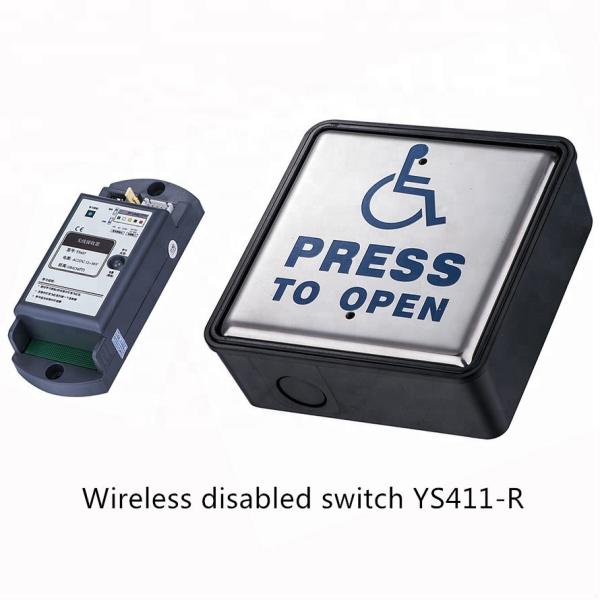 Cheap Wireless Disabled Switch Push Button Switch Square Push Button Switch For Access Control System, Automatic Door for sale