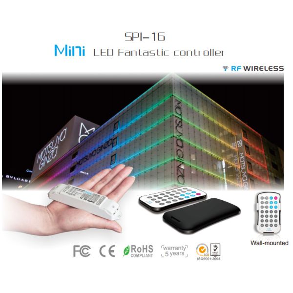 Dream Magic Pixel LED SPI Controller RF Ws2812 2811 2801 TLS3001 LPD6803