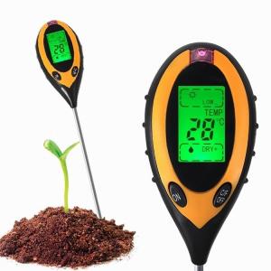 China Moisture Gardening Water Soil Testing Machine 4 in 1 PH Meter with LCD Sensor Prob on sale