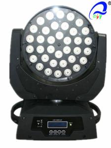 China Quad 4-In-1 RGBW LED Wash Moving Head Light With Zoom 36 Pcs * 10W CE Approved on sale