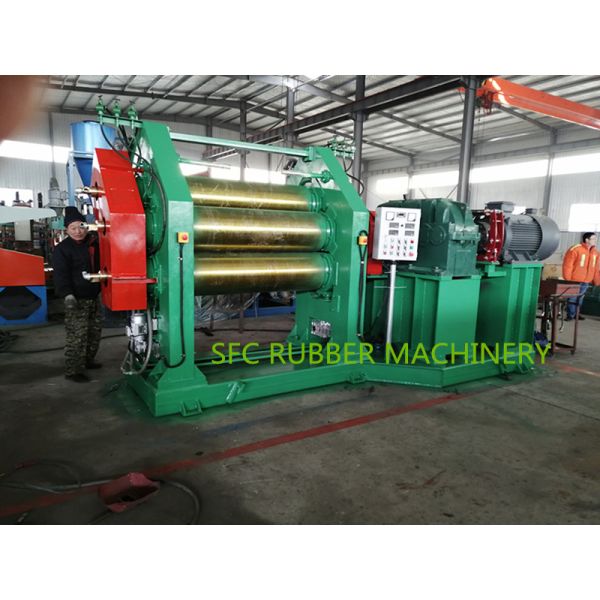 Low Noise Rubber Calender Machine 2 Roll 3 Roll 4 Roll
