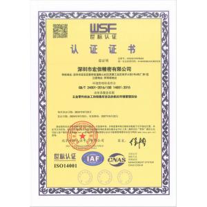 Shenzhen Hongsinn Precision Co., Ltd. Certifications