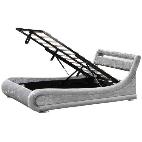 OEM Plywood Platform Bed Frame Modern King Size Bed Designs