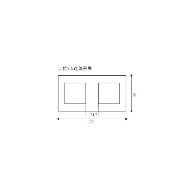 Practical brass copper electrical wall switch socket
