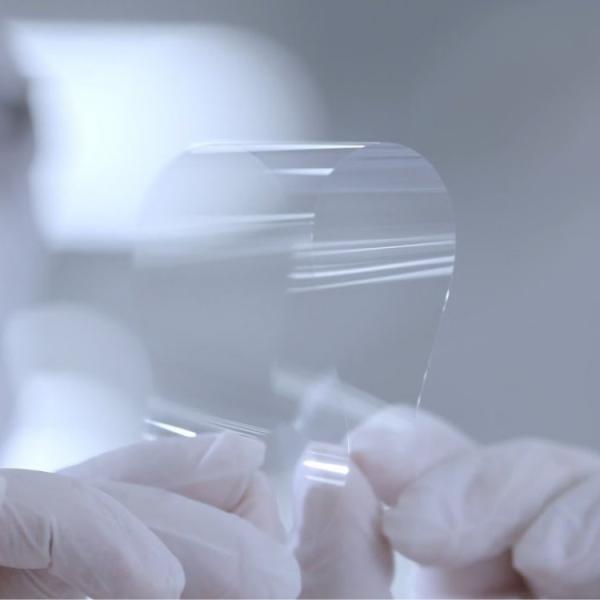 Cheap UTG Ultra Thin Glass Bendable Transparent 0.03mm 0.05mm for sale