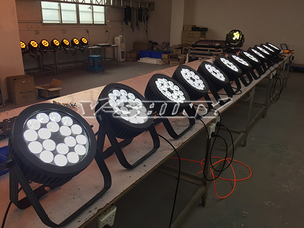 AC 100 - 240V Led Par Light With Slim Thickness Die - Cast Aluminum Casing