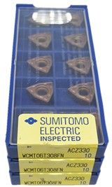 Sumitomo U Drill Inserts PVD / CVD Coating WCMT06T308FN ACZ330
