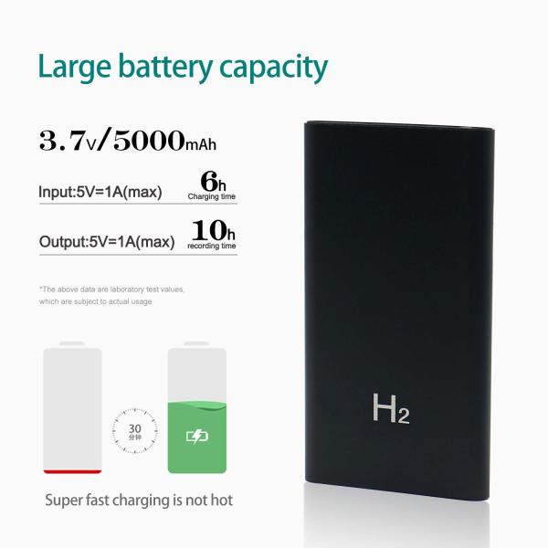 Spy Camera 5000mAh Power Bank Hidden Camera HD 1080P Video Recorder Nanny Mini Security Camera, No WiFi Need