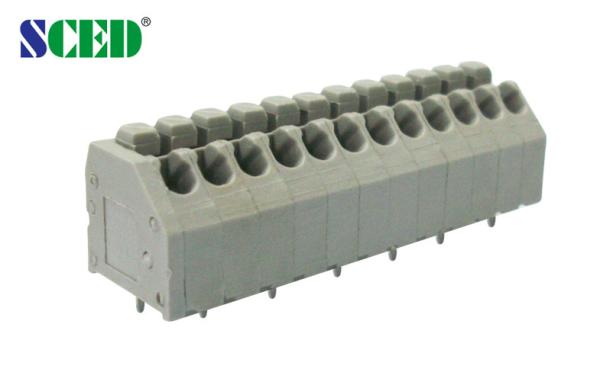 Cheap 300V Screwless PCB Spring Terminal Block for sale