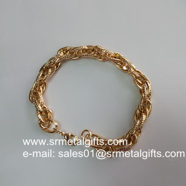 gold plated jewelry chain bracelets