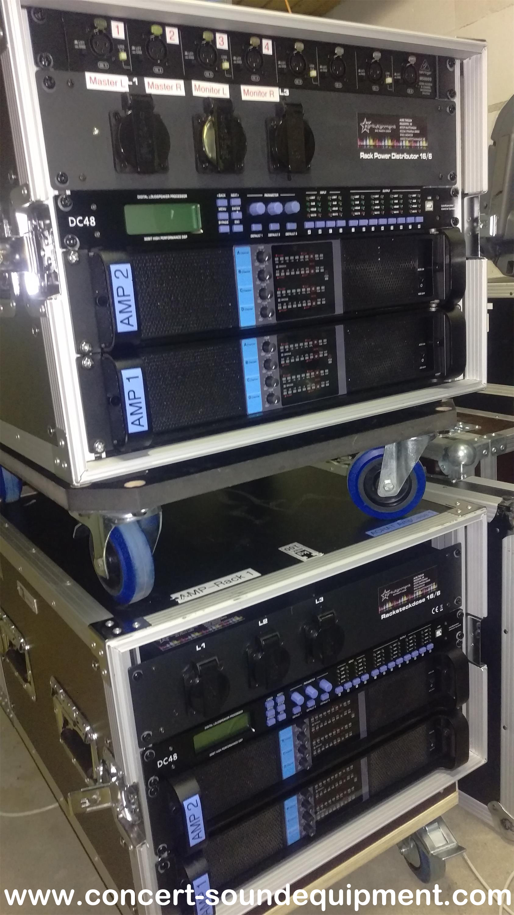 Line Array Sound System , FP 10000Q 4 Channel Switch Mode Amplifier 4x1300W