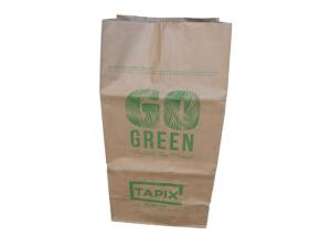 Best Custom Kraft Paper Bags Square Bottom Moistureproof Large Paper Leaf Bags wholesale