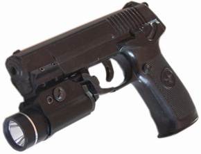 tactical gun light + laser sight