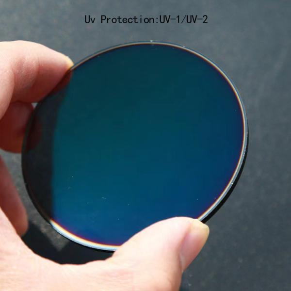 1.60 Photochromic Anti Blue Light AR Coating Single Vision Photochromic Blue Cut Lenses