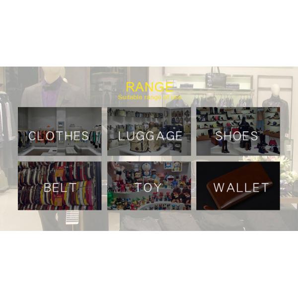 Acrylic Material Retail EAS Pin 58KHz AM Labels DSP Technology
