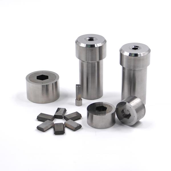 Cheap OEM ODM Hex Dies Precision Shaping Tools For Hexagon Bolts / Nuts HRC Available for sale