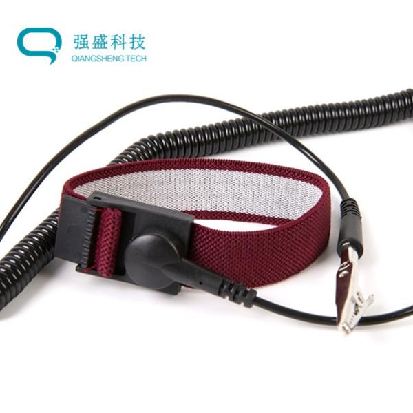 Rose Red ESD Wrist Straps Used For Grounding in lab