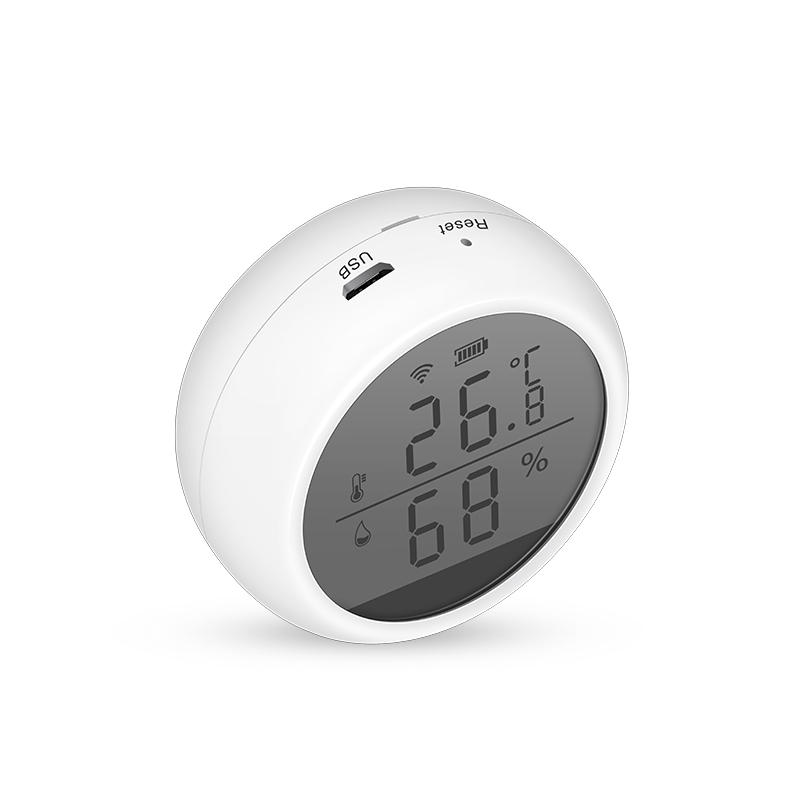 Tuya WIFI Temperature Humidity Sensor Indoor Smart Remote Control With LCD Display