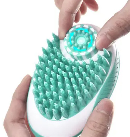ABS Pet Wash Brush Bath Massage Brush Soft Silicone Bristles