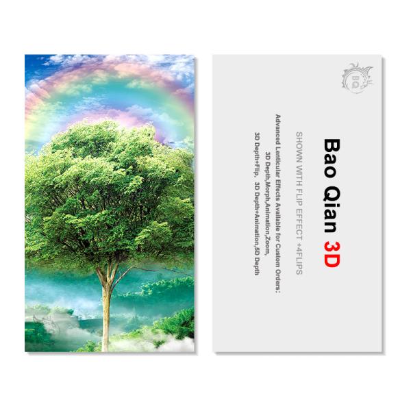 Cheap Plsatic PET PP 3D Lenticular Card  / Customized Lenticular Image Printing for sale