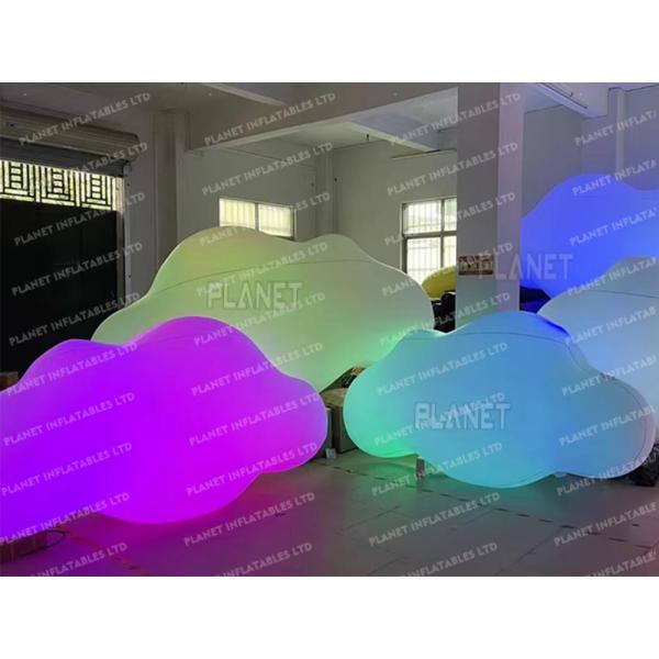 Giant Party Decor Lighting Inflatable Cloud Balloon For Event