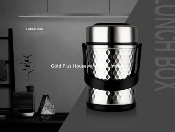 Cheap Natural color vacuum food container stainless steel thermos food jar food containers lunch school soup thermos for sale