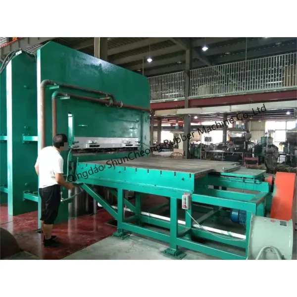 High-Efficiency Two-Way Sliding Mold Rubber Vulcanizing Press/Automatic Rubber Vulcanizer Press Machine