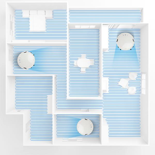 8.5W Automatic Smart Sweeping Robot Vacuum Cleaner 90min