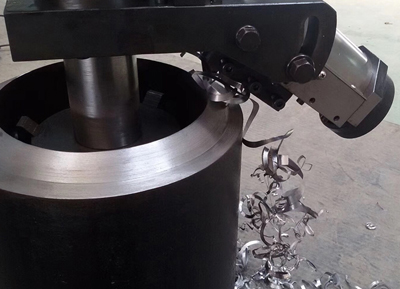 Pneumatic Stainless Steel Pipe Cutting And Beveling Machine Cold Groove Machine No Burr