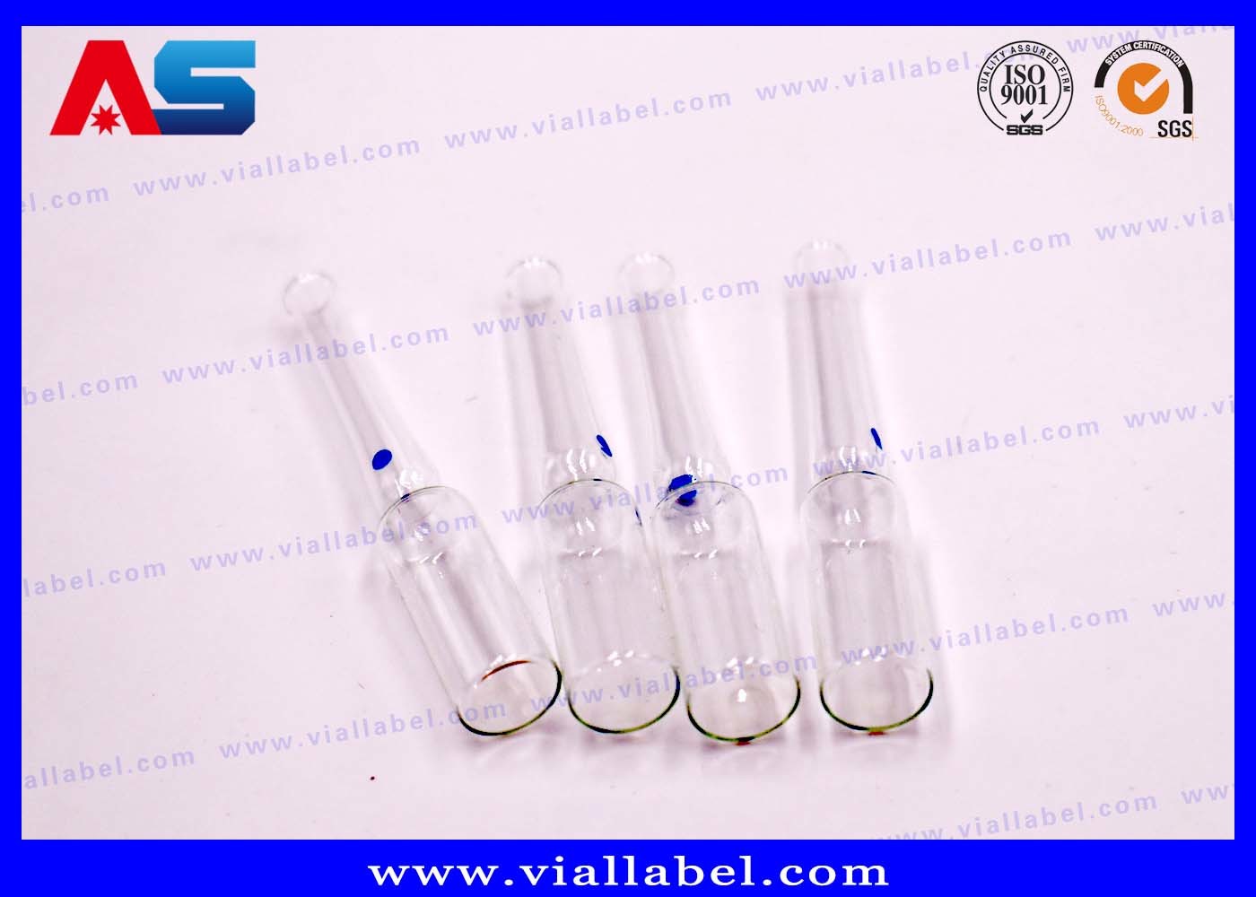 Clear Sterile Injection Small Glass Bottles Empty Glass Bottles Laboratotyt Tesing Packaging For Oil Solution