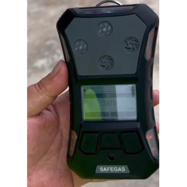 O2 CO CO2 LEL Detection Confined Space Detector with Imported Gas Sensor and 3.7V Rechargeable Lithium Battery